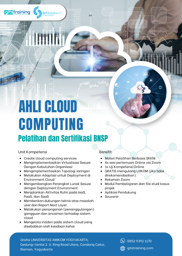 Pelatihan dan Sertifikasi BNSP Ahli Cloud computing