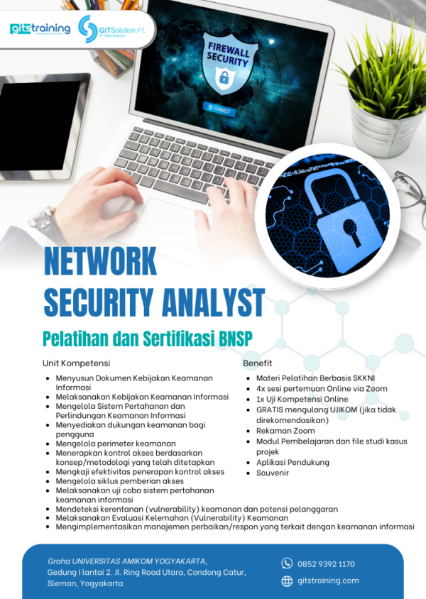 Pelatihan Network Security Analyst di Yogyakarta