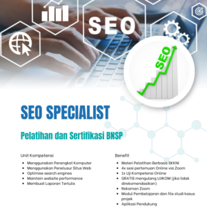 Pelatihan dan Sertifikasi BNSP SEO SPecialist