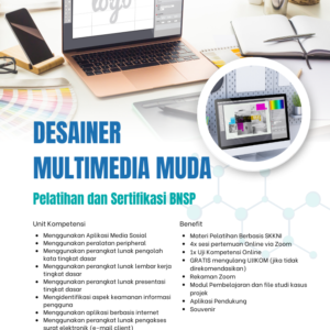 Pelatihan dan sertifikasi BNSP Desainer Multimedia Muda