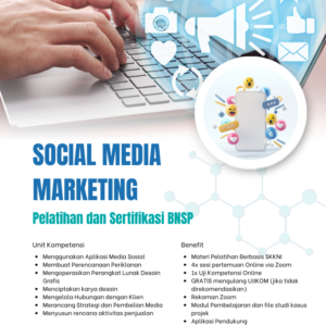 Pelatihan dan Sertifikasi BNSP Social Media Marketing