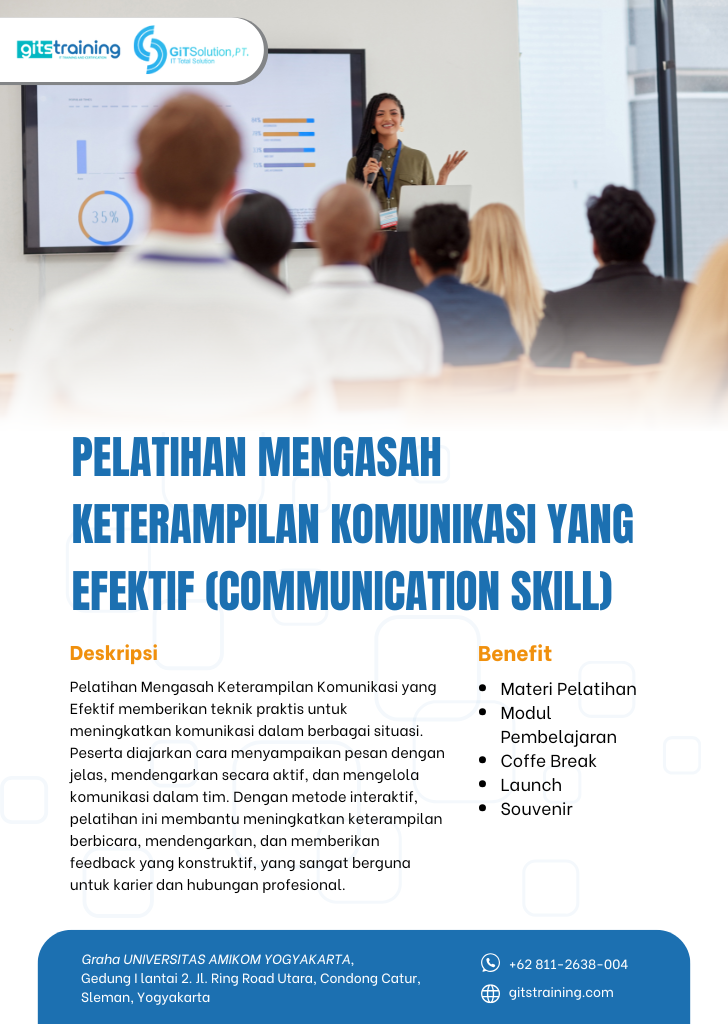 Pelatihan Pegengembangan SDM Mengasah Keterampilan Komunikasi yang Efektif (Communication Skill)